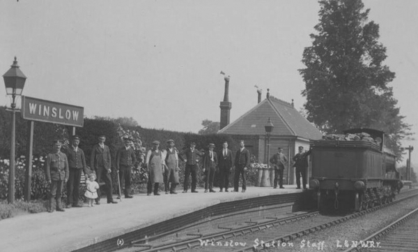 Station staff, c.1915